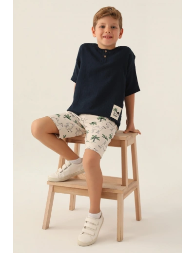 Roly Poly 3342-2 Erkek Çocuk Kapri Takım