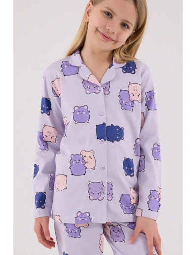 RolyPoly 3706-G Kız Çocuk  Pijama Takımı