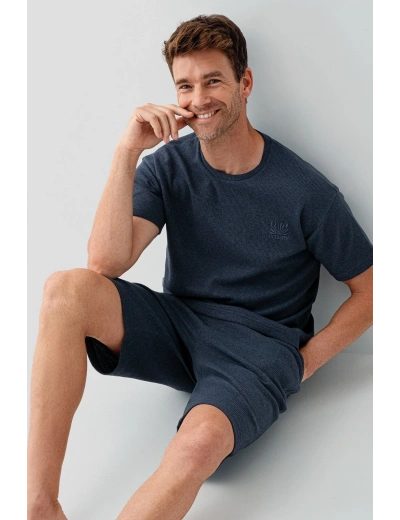 RolyPoly 3725-S Erkek O Yaka Bermuda Takım