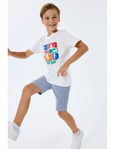 RolyPoly 3755-2 Erkek Çocuk Bermuda Takım