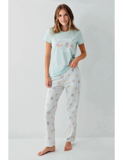 RolyPoly RP3810-S Kadın Kısa Kol Pijama Takımı
