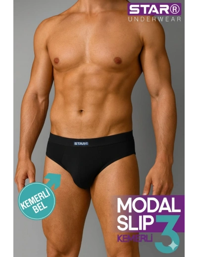 Star 109 Erkek 3lü Modal Slip