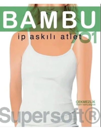 Star 701 Kadın  Bambu İp Askılı  Atlet