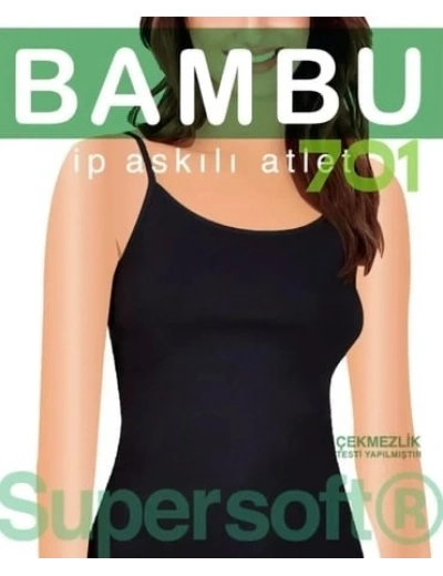 Star 701 Kadın  Bambu İp Askılı  Atlet