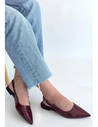 Ummar Bordo Rugan Babet Ayakkabı