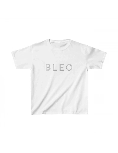 Unisex Çocuk Baskılı T-Shirt - Beyaz