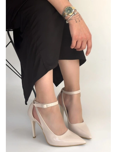 Wenni Bej Rugan Stiletto Ayakkabı