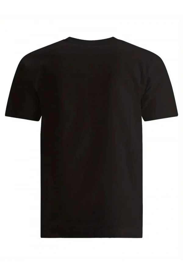 20/1 Penye Compack SPACEBALLS Erkek Baskılı Oversize Bisiklet Yaka Kısa Kol Yazlık T-shirt - Siyah