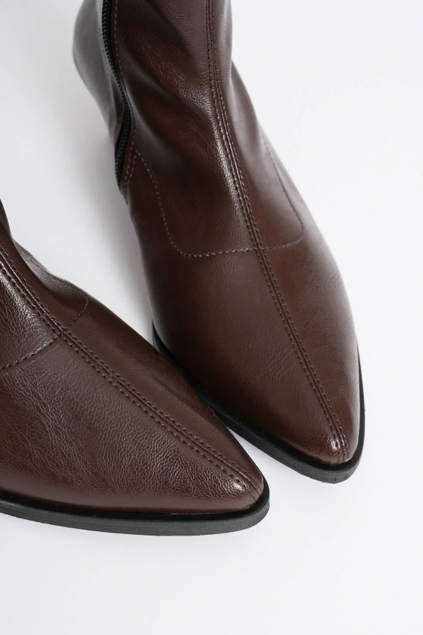 Ariana Kadın Acı Kahve Topuklu Bot