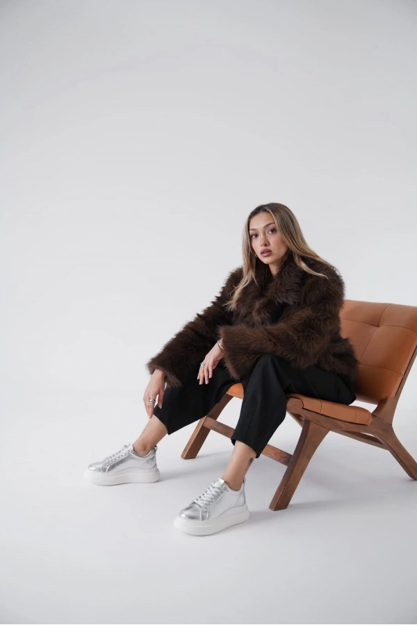 Dina Gümüş Kadın Sneaker