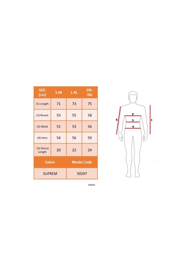 Erkek Around Baskılı Süprem T-shirt