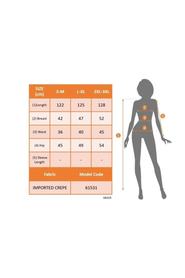 Kadın Daire Yakalı Omuzlardan Kollara Yayılan Kanat Detaylı çift Renkli Uzun Ithal Krep Elbise