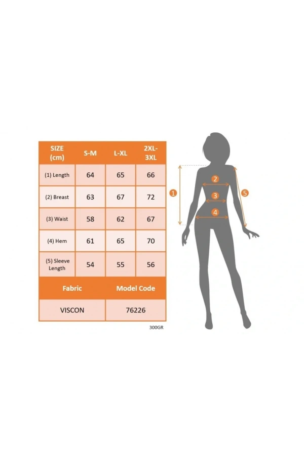Kadın Truvakar Kollu Bisiklet Yaka Viskon Bluz