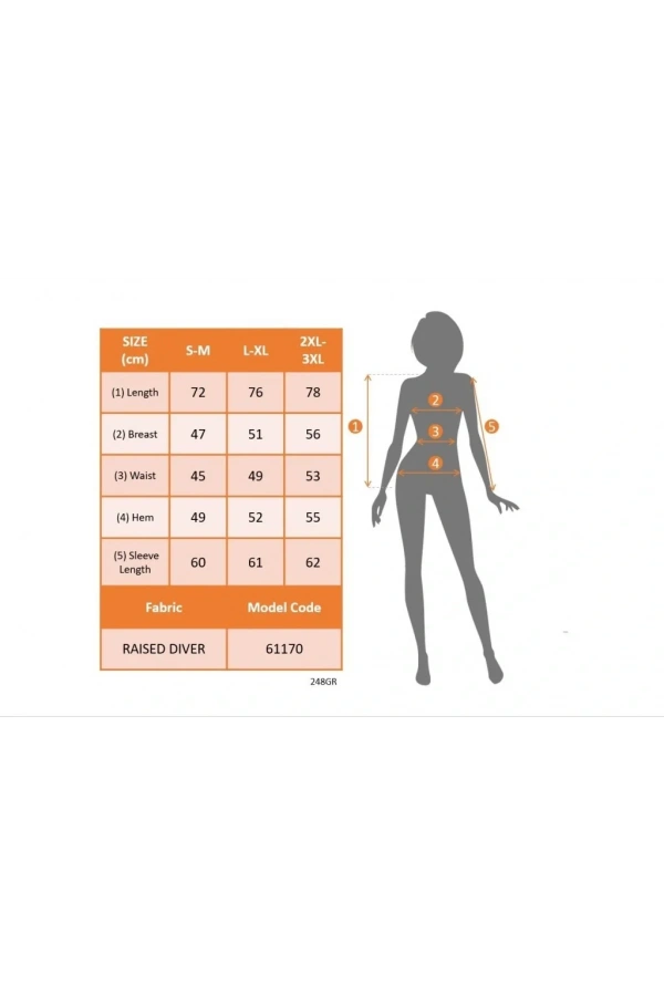 Kadın Uzun Kollu Alın Omuz önü Açık şardonlu Dalgıç Ceket