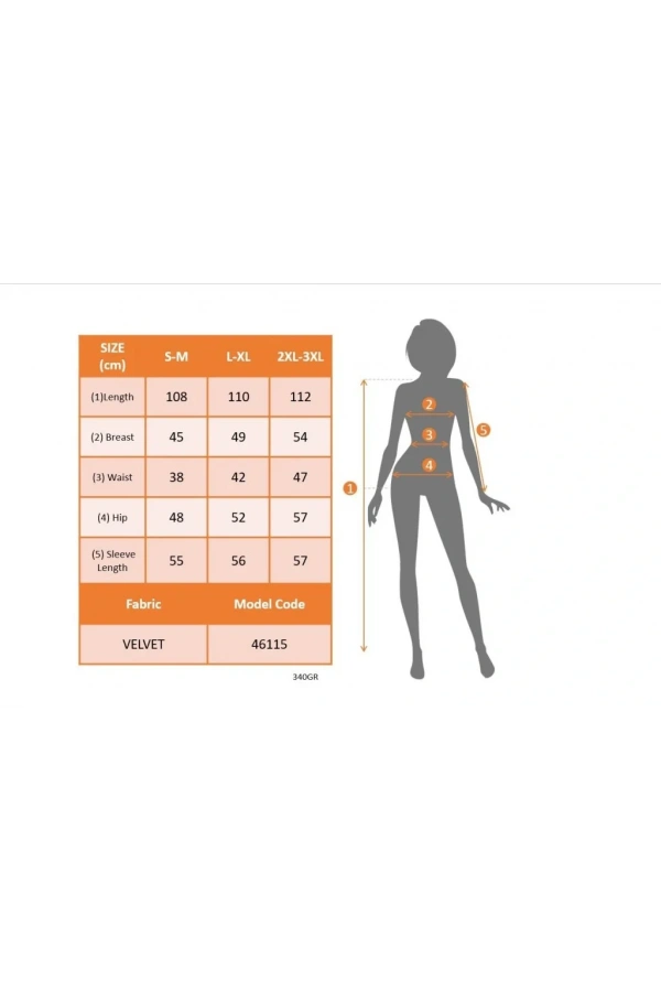 Kadın Uzun Kollu Bot Yaka Yanı Taş Detaylı Midi Kadife Elbise