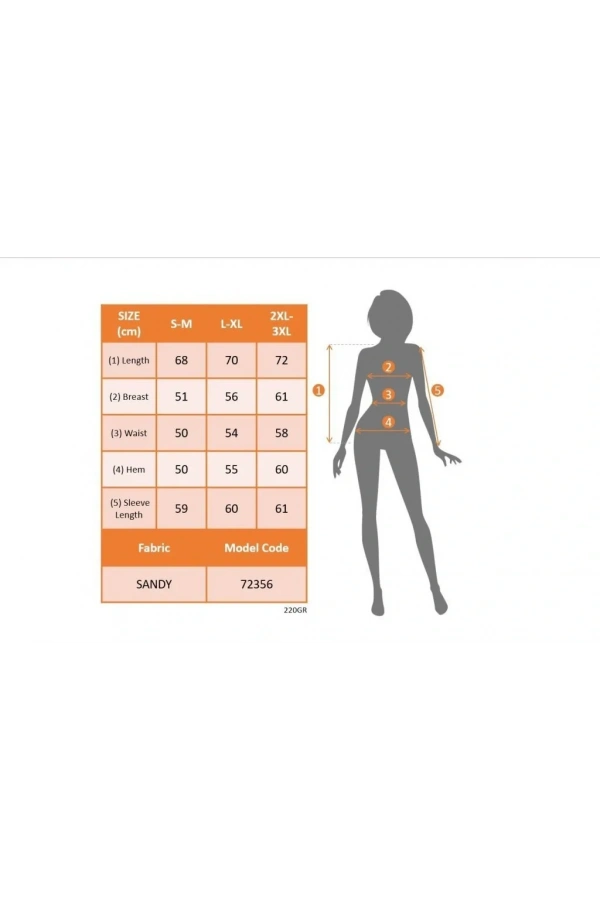 Kadın Uzun Kollu V Yakalı Omuzlardan Açık Sandy Bluz