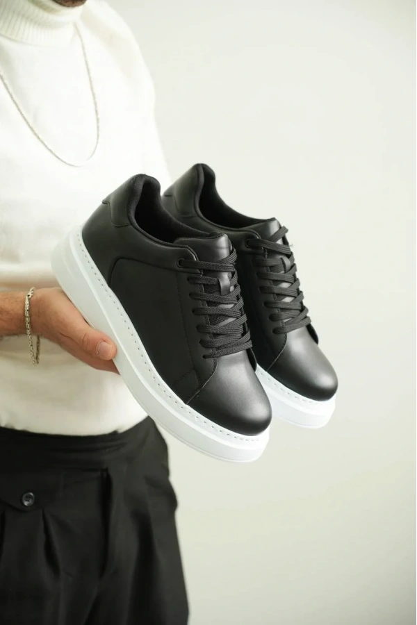 KB-B2 Kuback Siyah Cilt Günlük Erkek Ayakkabı