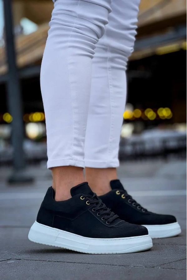 KB-X20 Kuback Siyah Süet  Günlük Erkek Ayakkabı