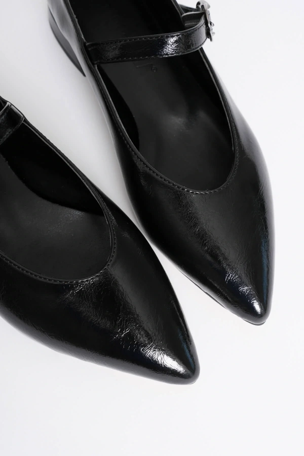 Meredith Kadın Siyah Günlük Kısa Topuklu Ayakkabı