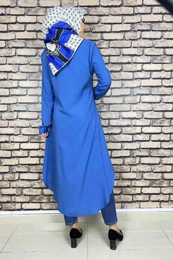 Moda Çizgi Desenli Tunik