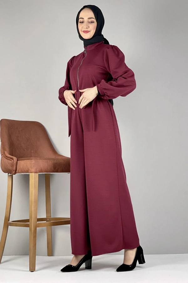 Moda Çizgi Tesettür Elbise