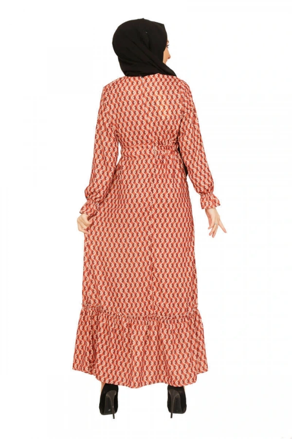 Moda Çizgi Tesettür Elbise