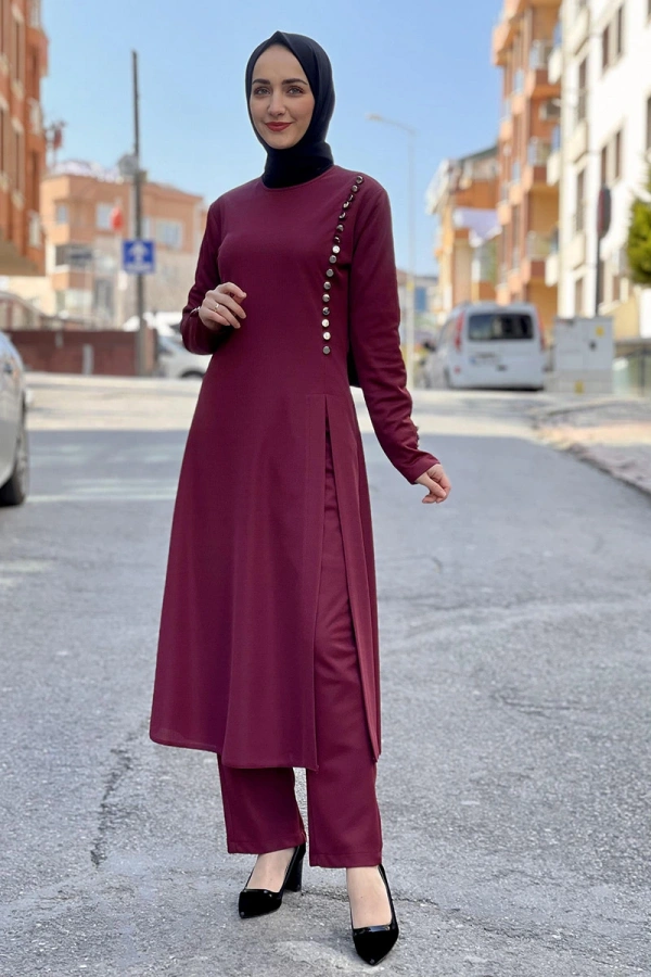 Moda Çizgi Tesettür Takım