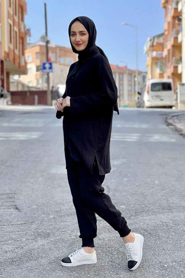 Moda Çizgi Tesettür Takım