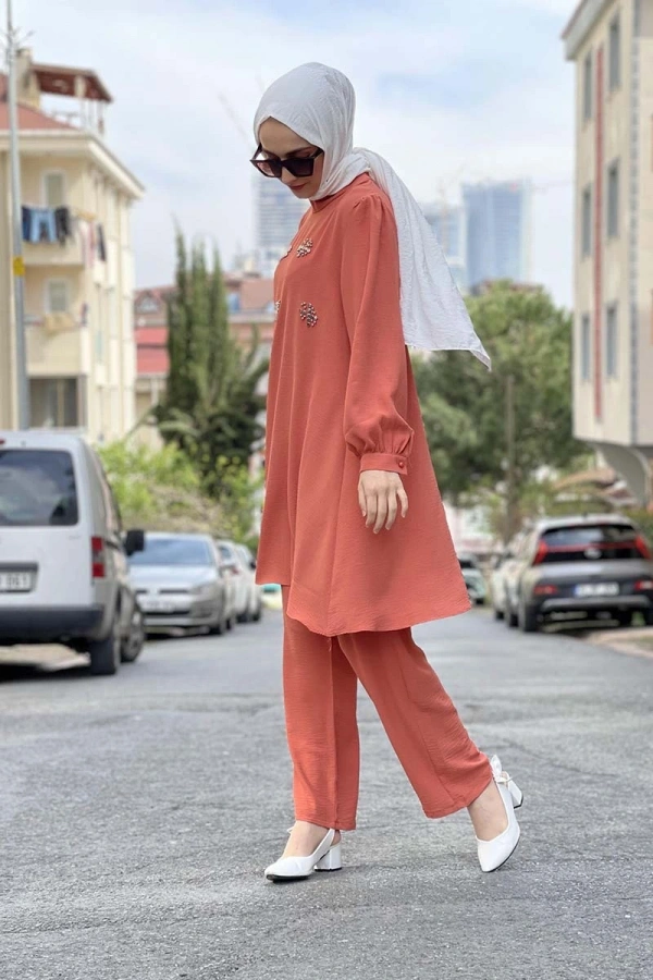 Moda Çizgi Tesettür Takım