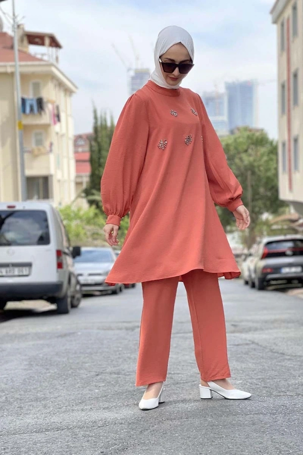 Moda Çizgi Tesettür Takım