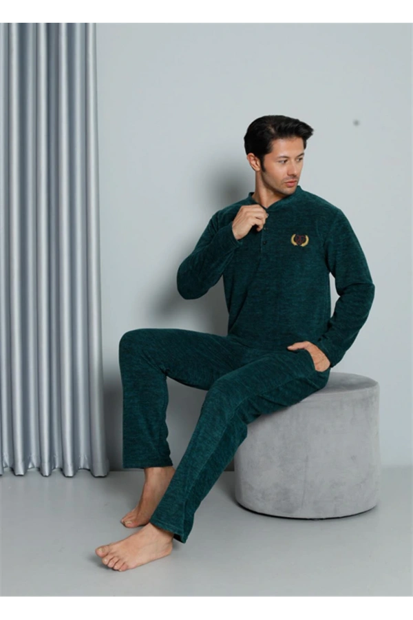 Moda Çizgi WelSoft Polar Erkek Pijama Takımı 6826