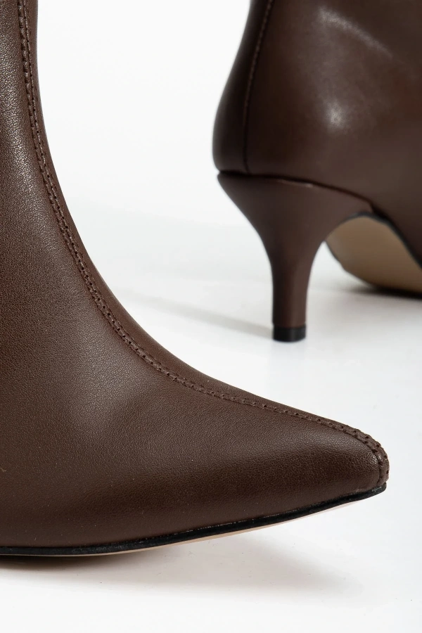 SYT-2025 Açık Kahve Günlük Kadın Çizme