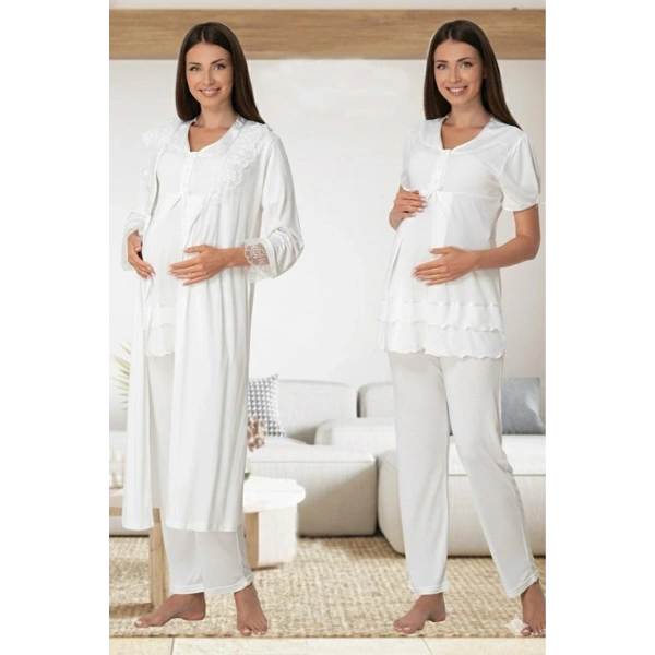 Effortt 8024 Sabahlıklı Lohusa Pijama