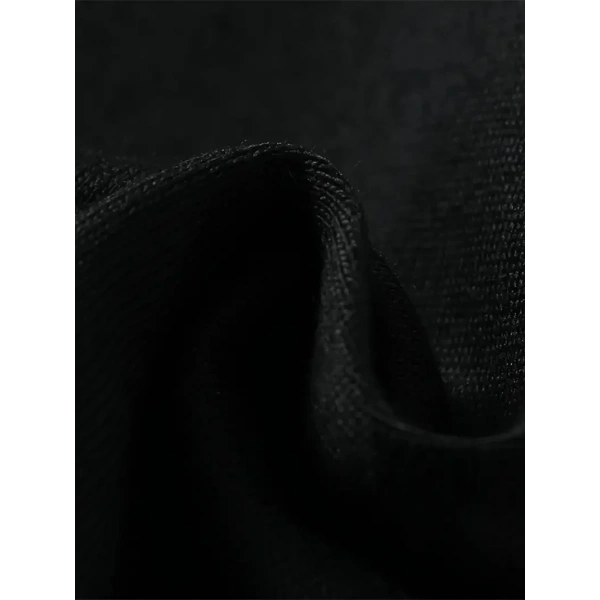 Erkek Kısa Kol Yazlık Tişört Bisiklet Yaka Baskılı Oversize T-Shirt - Siyah