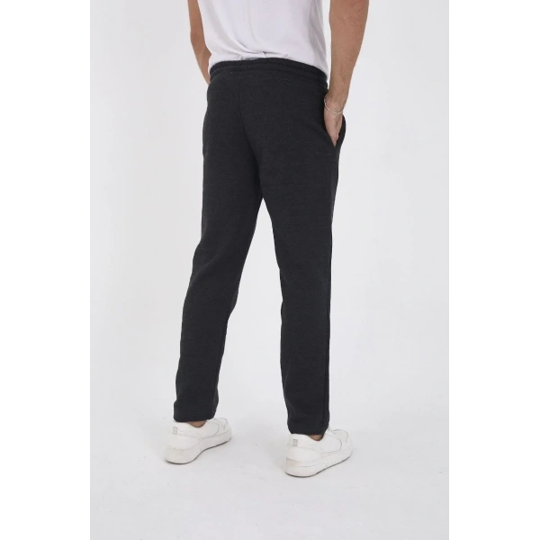 Erkek Üç İplik Basic Eşofman Pantolon - Antrasit