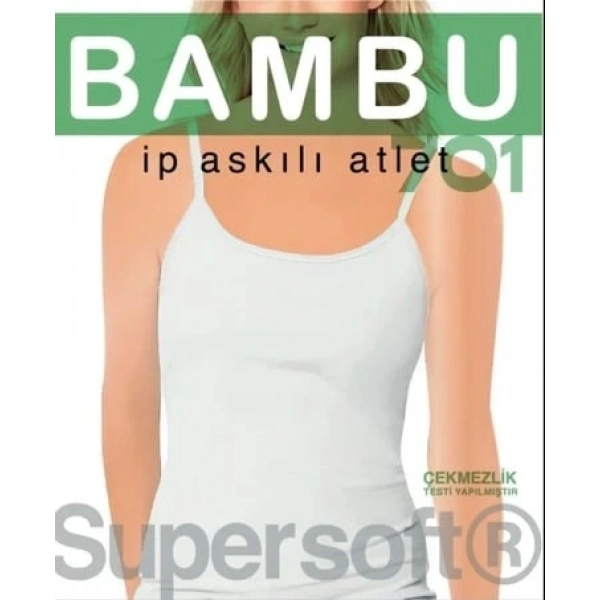Star 701 Kadın  Bambu İp Askılı  Atlet