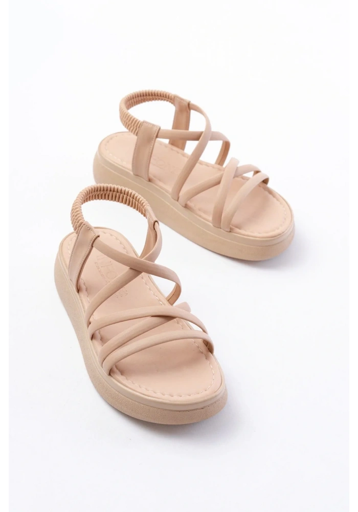 24413-841 Nut Dolgu Topuk Kadın Sandalet