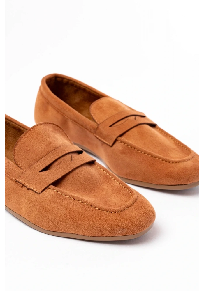 302 Taba Süet Günlük Kadın Babet