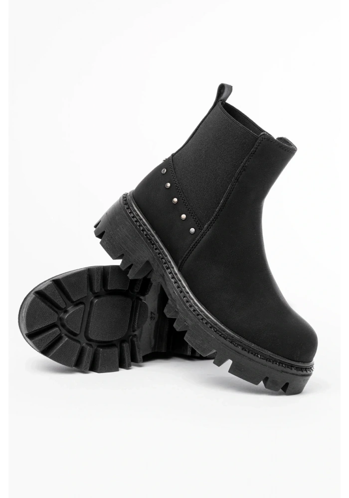 868-2005 Siyah Zümrüt Lastikli Günlük Kadın Bot