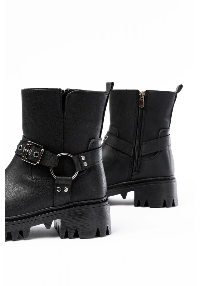 868-2015 Siyah Fermuarlı Günlük Kadın Bot