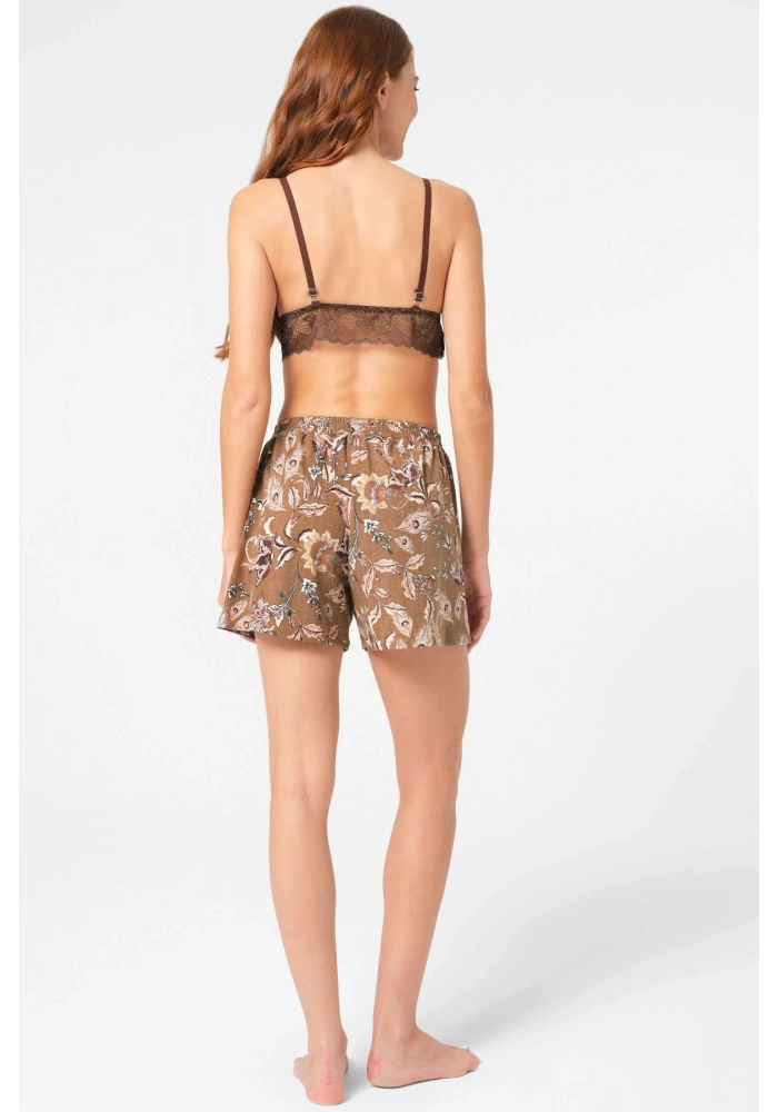 Anıl 5799 Bayan Sabahlık, Bralet Ve Şort Takım