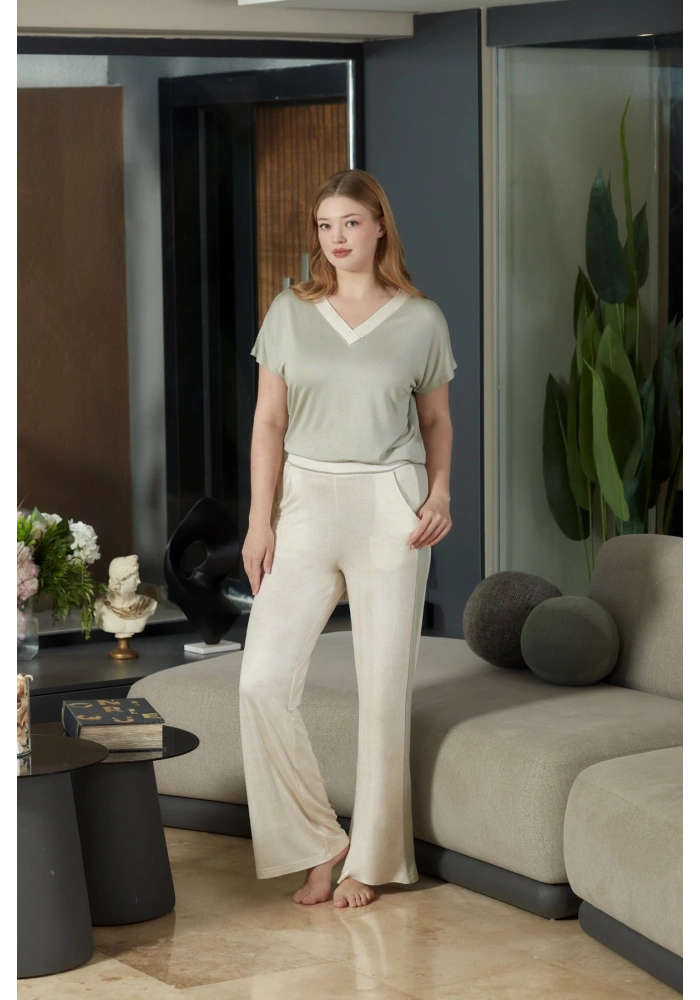 Aqua 26888 Kadın Kısa Kol Pijama Takımı