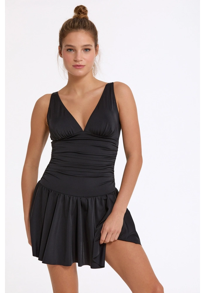 Argento 0233-3001 Kadın Nadide Elbiseli Mayo