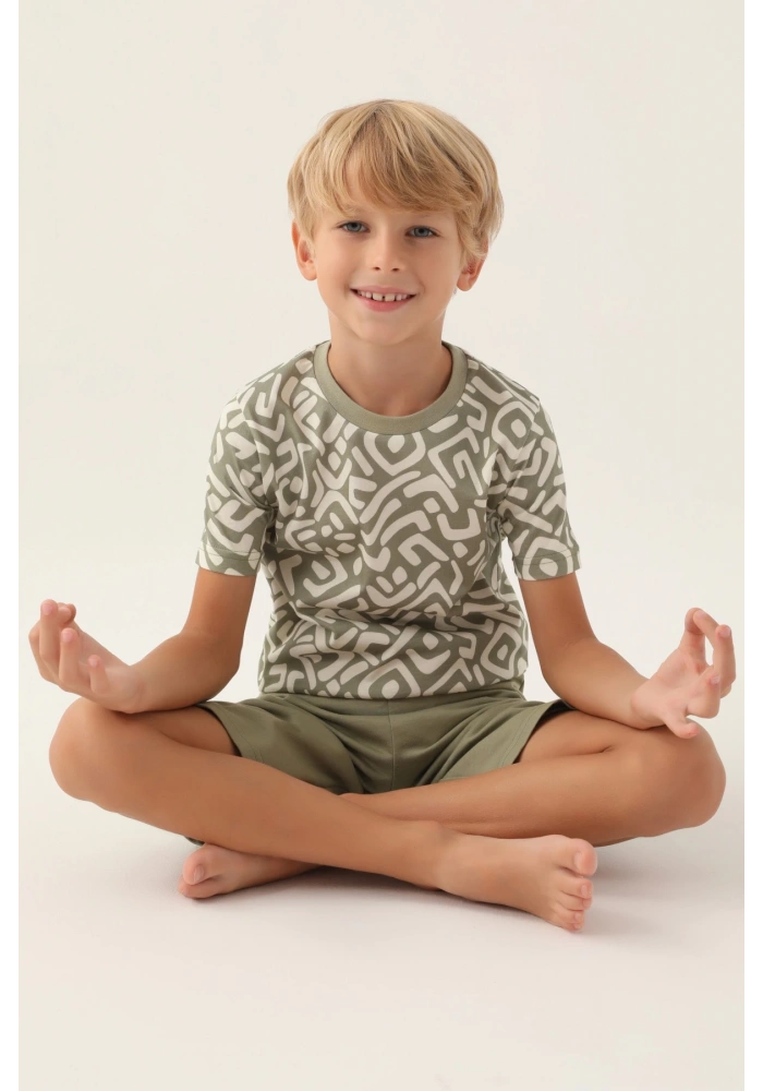 Arnetta 2980-2 Erkek Çocuk Kapri Takımı