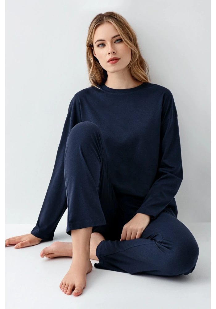 Arnetta 3407-S Kadın Uzun Kol Pijama Takım