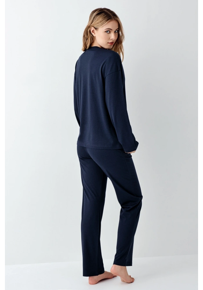 Arnetta 3407-S Kadın Uzun Kol Pijama Takım