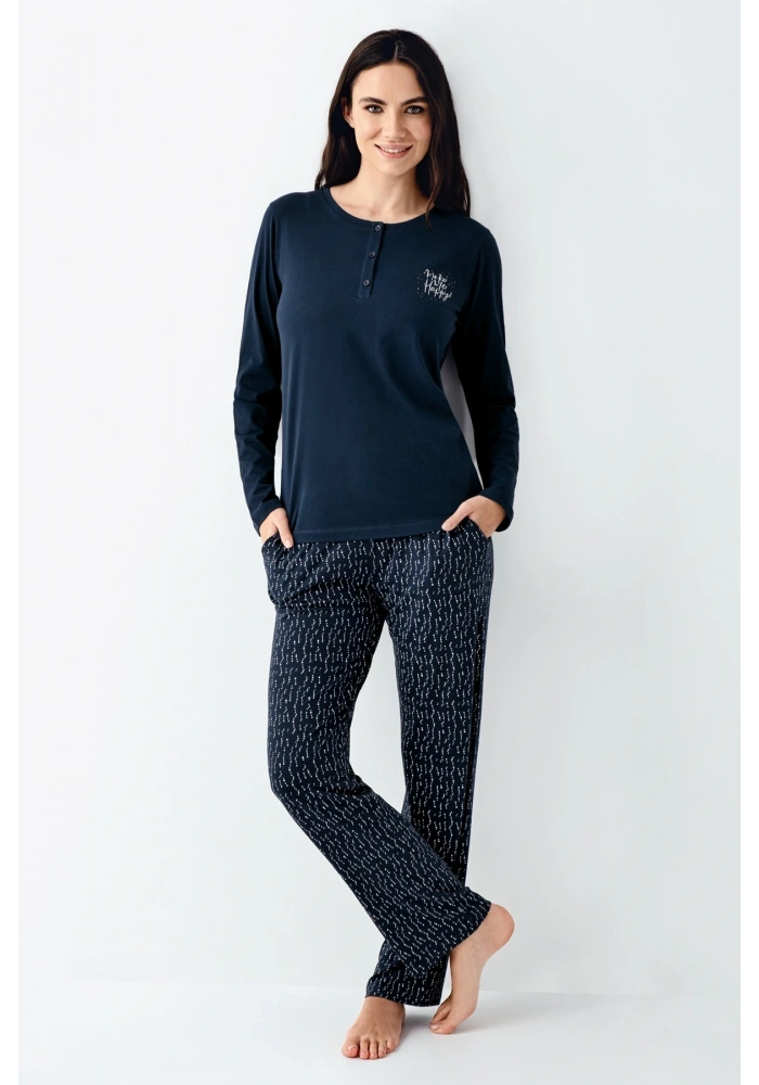 Arnetta 3429-S Kadın Uzun Kol Pijama Takım