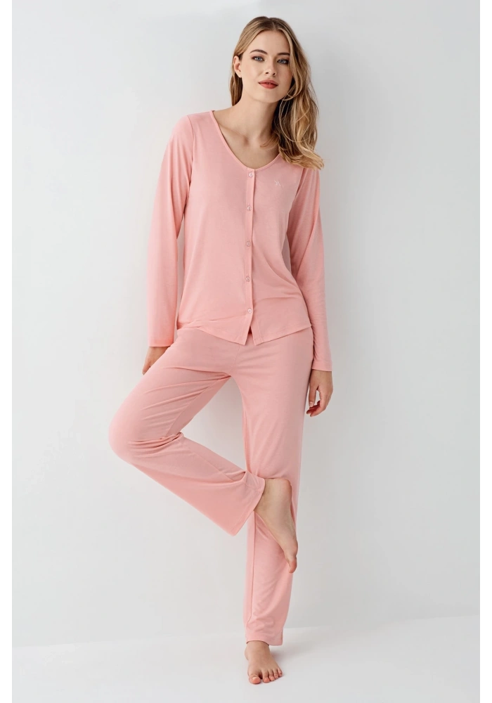 Arnetta 3460-S Kadın Uzun Kol Pijama Takım