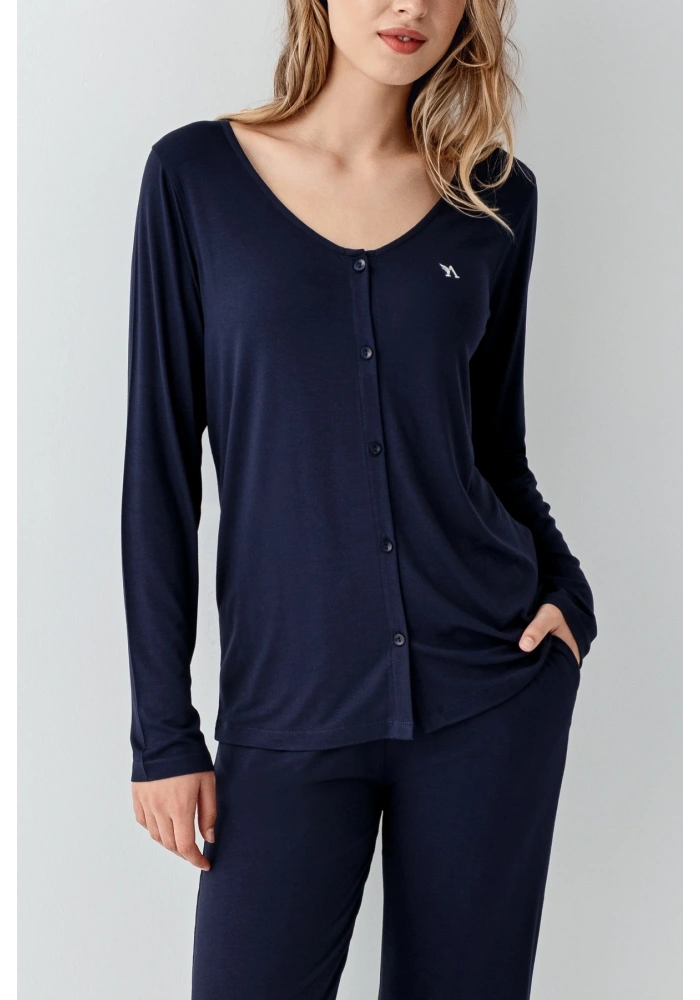 Arnetta 3460-S Kadın Uzun Kol Pijama Takım