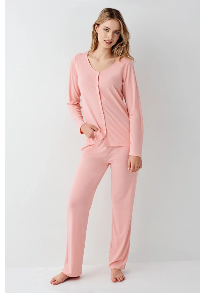 Arnetta 3460-S Kadın Uzun Kol Pijama Takım